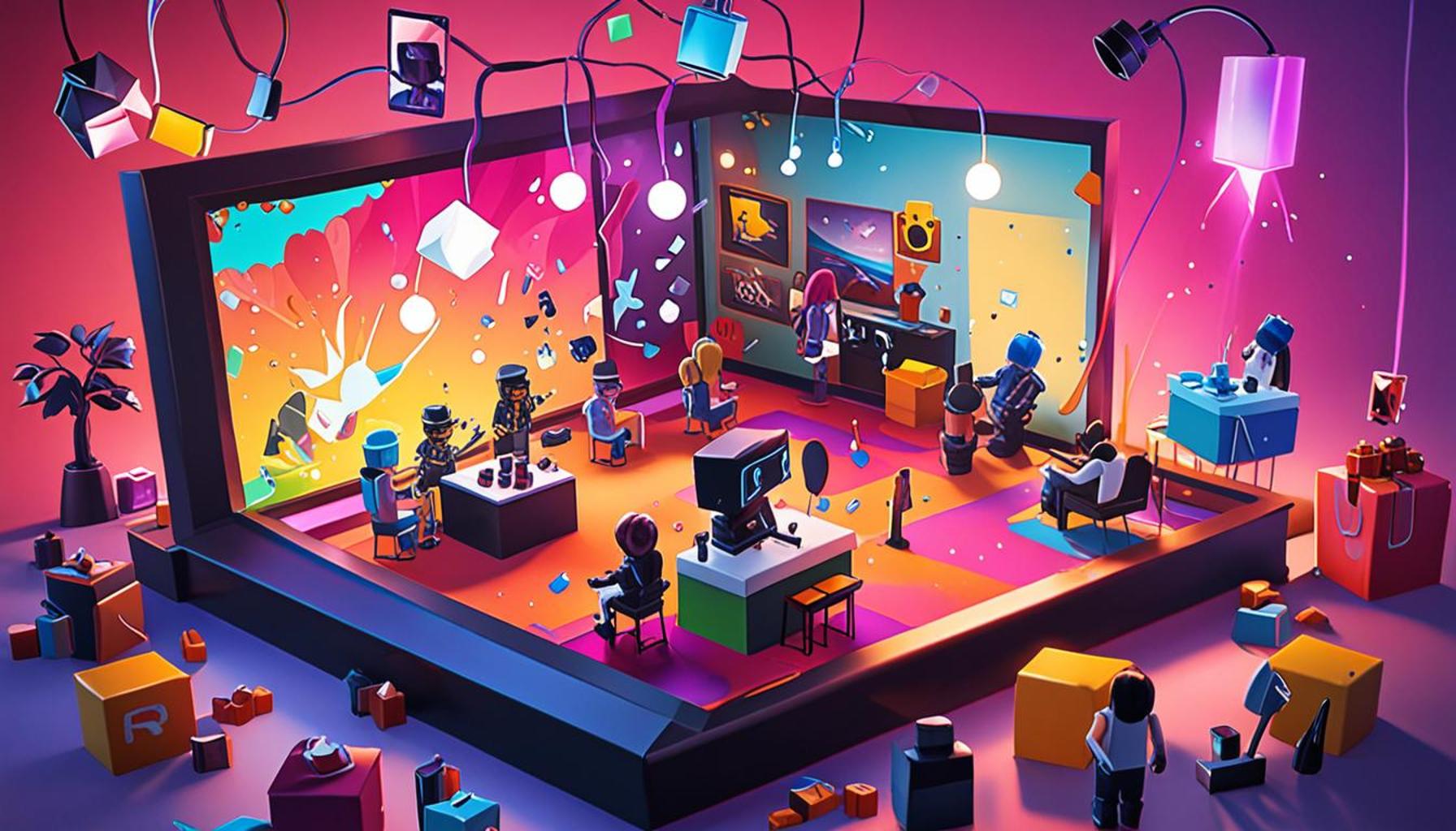 Como eventos virtuais em Roblox promovem a socialização entre jogadores