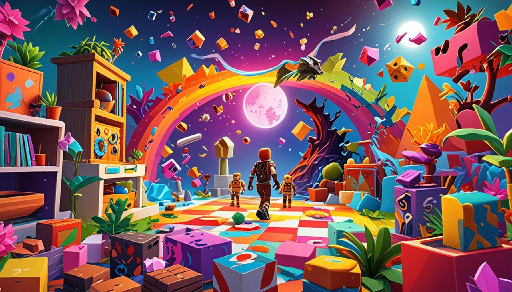 The Evolution of Visual Aesthetics in Games Created on Roblox